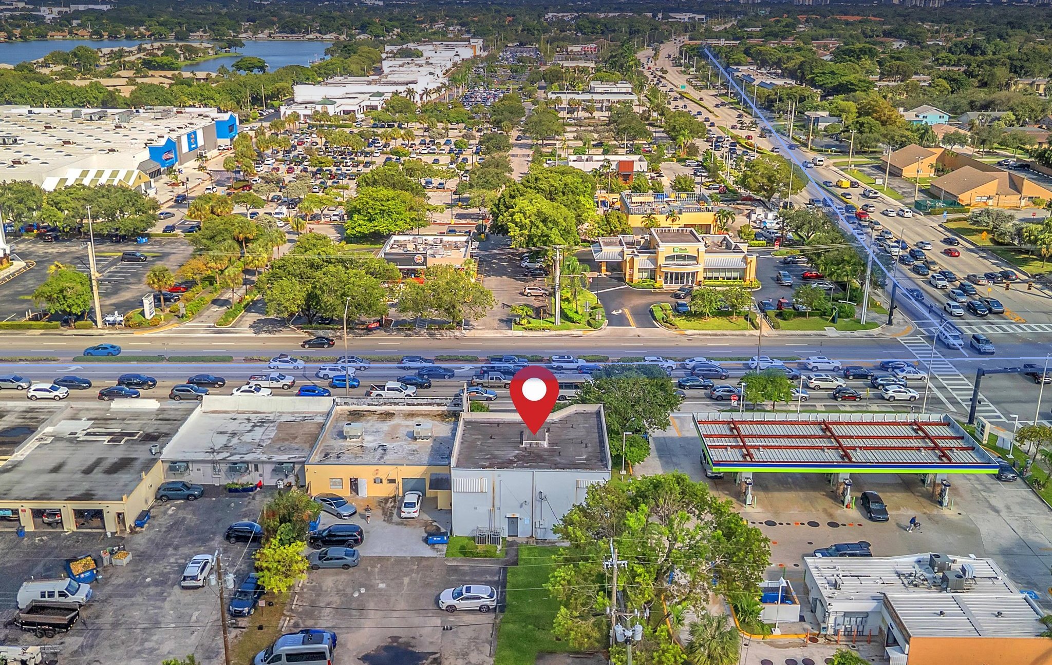 Retail Map Aerial - Nearby Brands