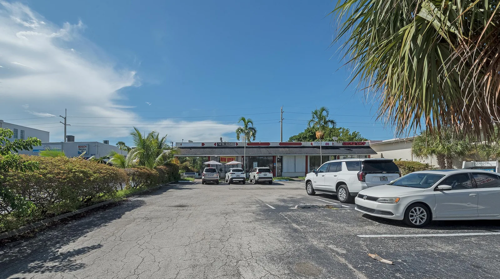 McNab Square — retail bays and on-site parking