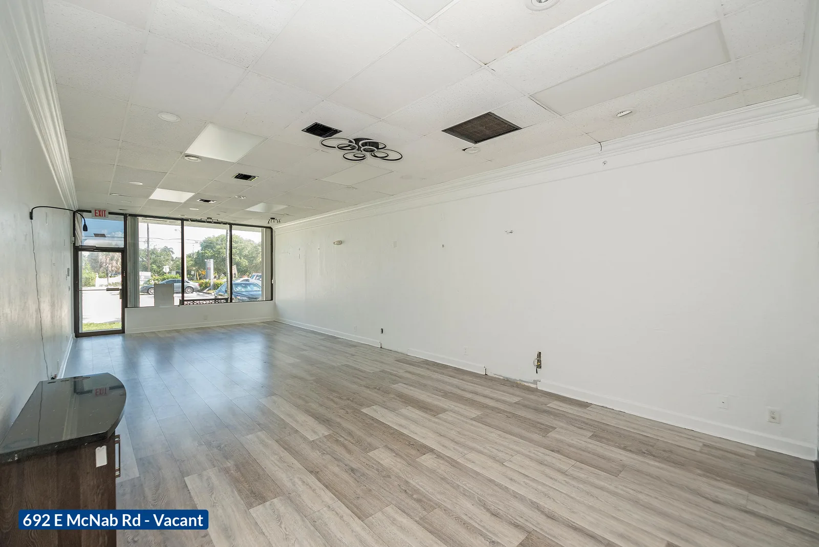 692 E McNab Rd — vacant bay interior